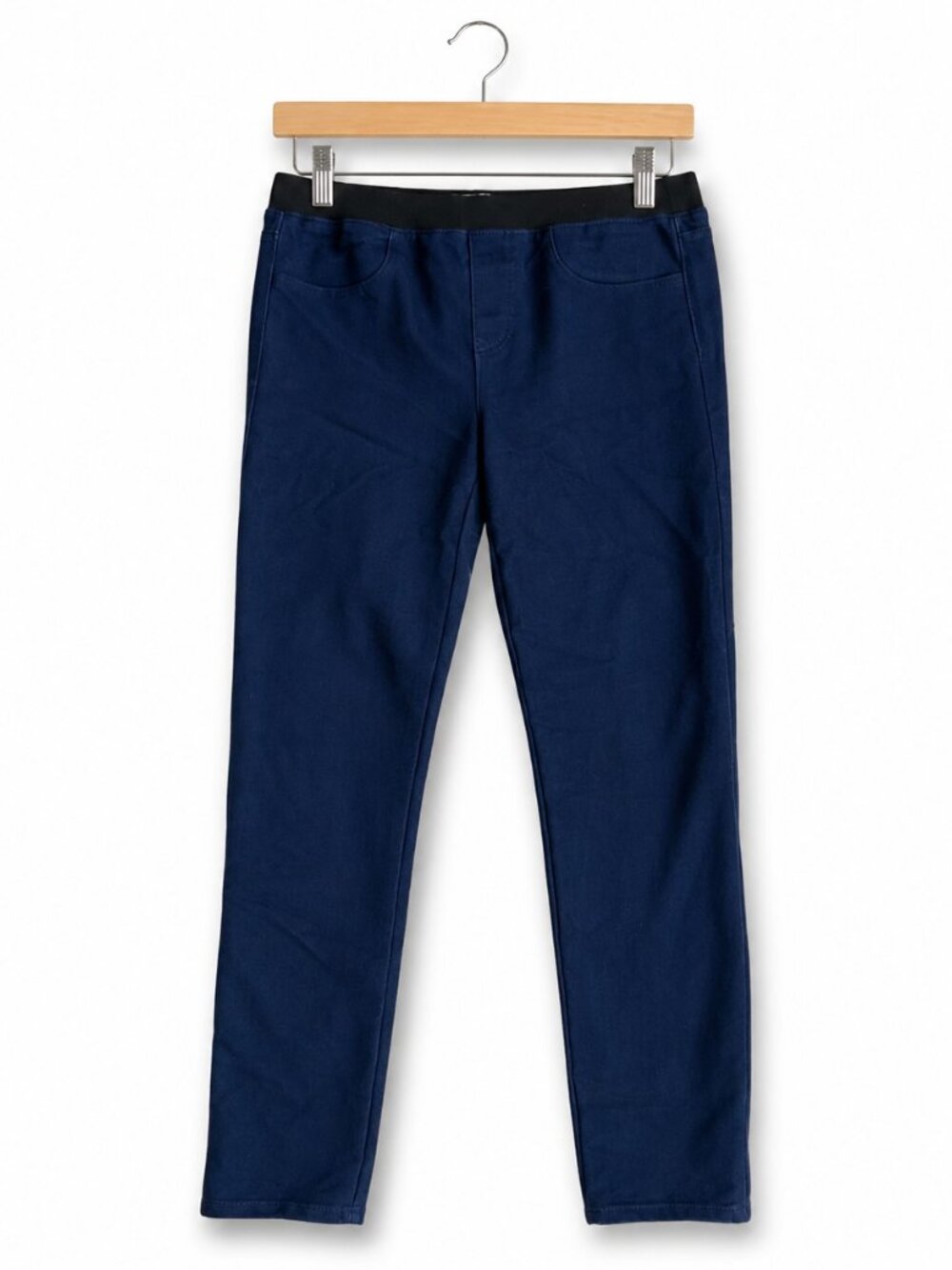 Gap Womens Jeans Size 27 4 Legging‎ Ankle Zippers Dark Blue Skinny Pull On NEW